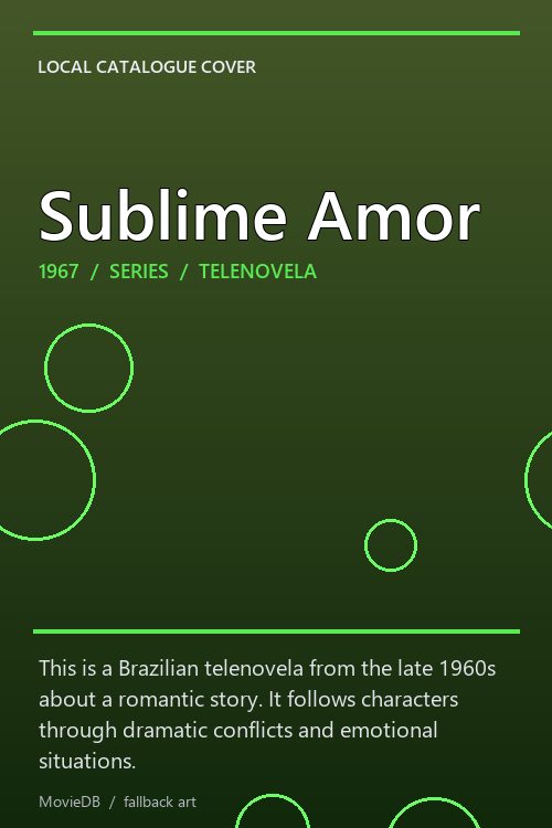 Sublime Amor poster