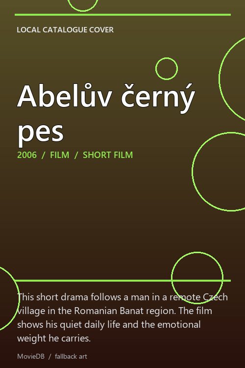 Abelův černý pes poster