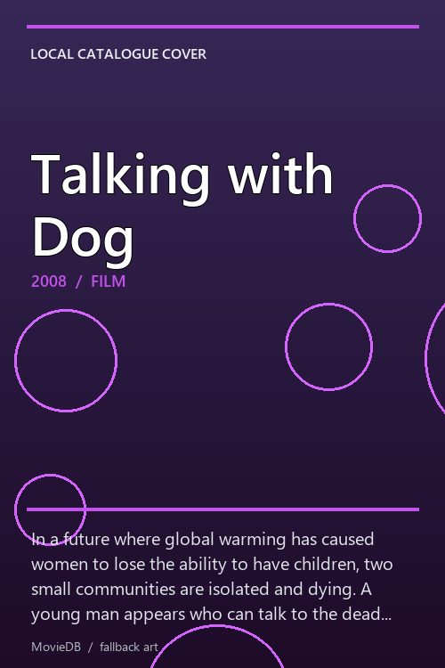 Talking with Dog poster