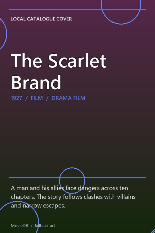 The Scarlet Brand poster