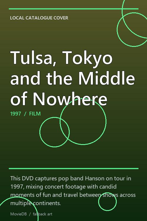 Tulsa, Tokyo and the Middle of Nowhere poster