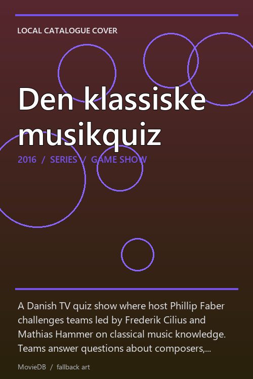 Den klassiske musikquiz poster