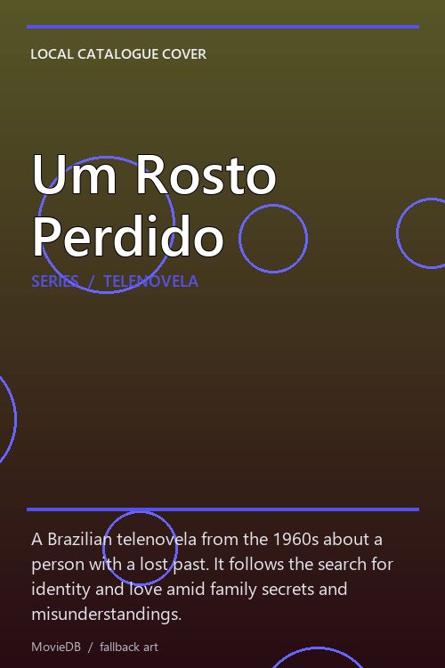 Um Rosto Perdido poster