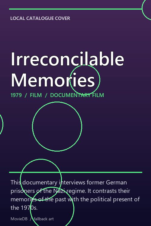 Irreconcilable Memories poster