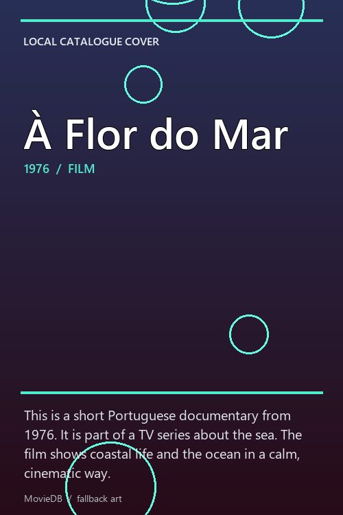 À Flor do Mar poster