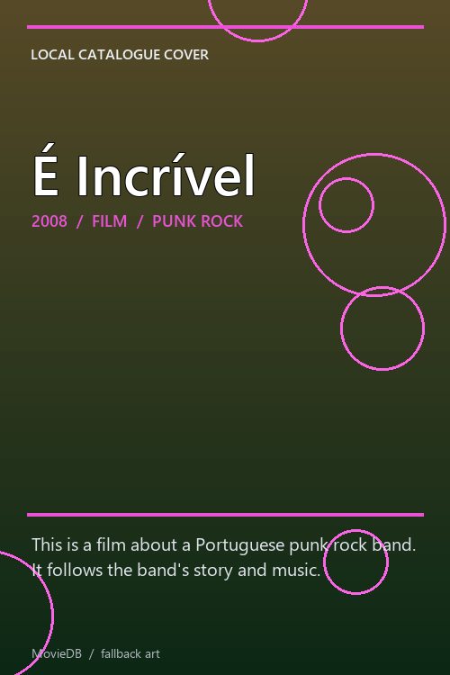 É Incrível poster