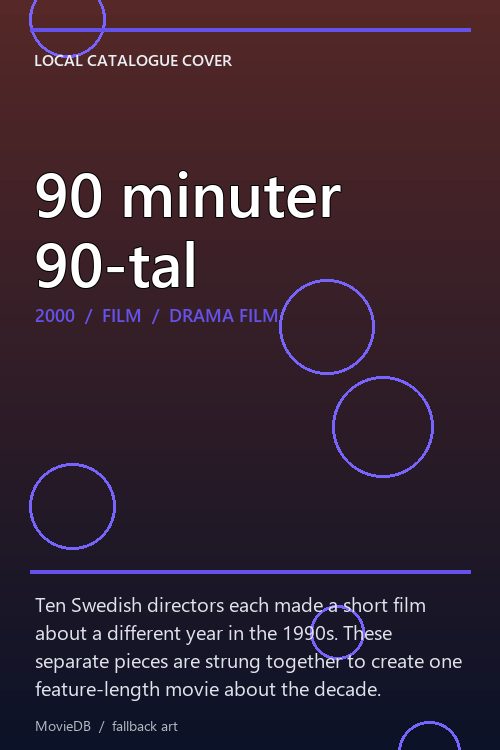 90 minuter 90-tal poster