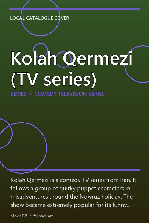 Kolah Qermezi (TV series) poster