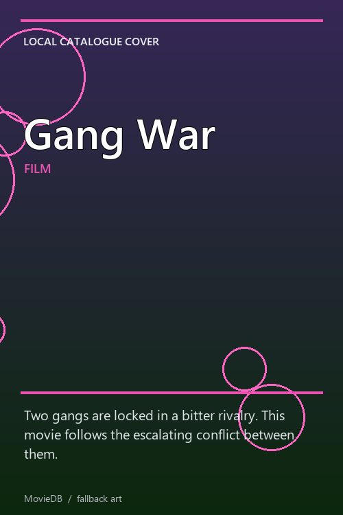 Gang War poster