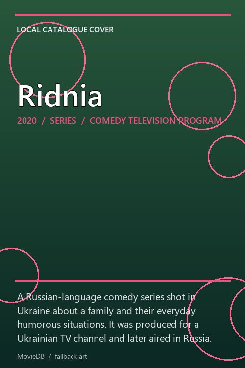 Ridnia poster