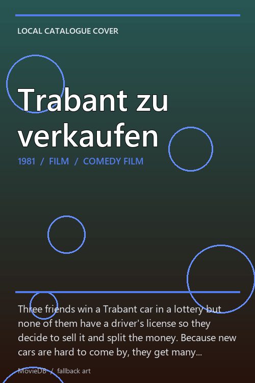 Trabant zu verkaufen poster