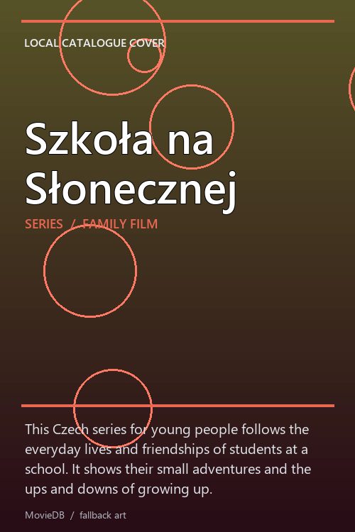 Szkoła na Słonecznej poster