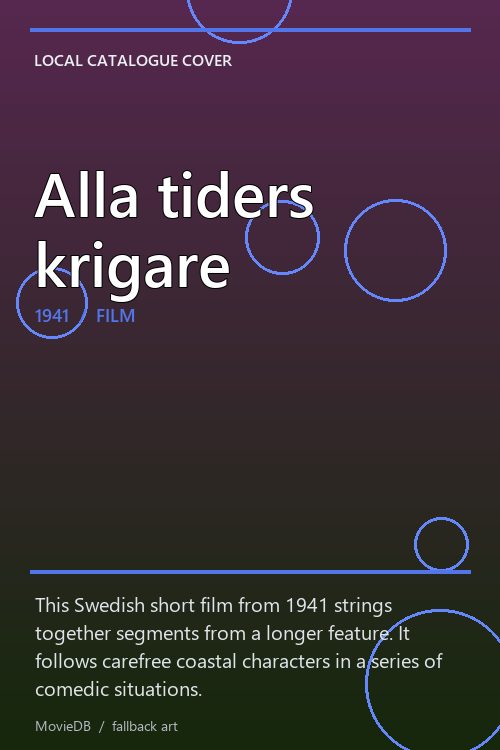 Alla tiders krigare poster