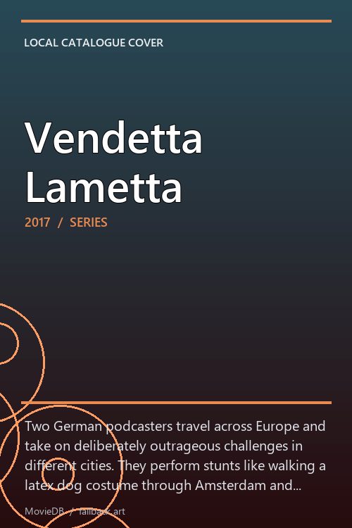 Vendetta Lametta poster