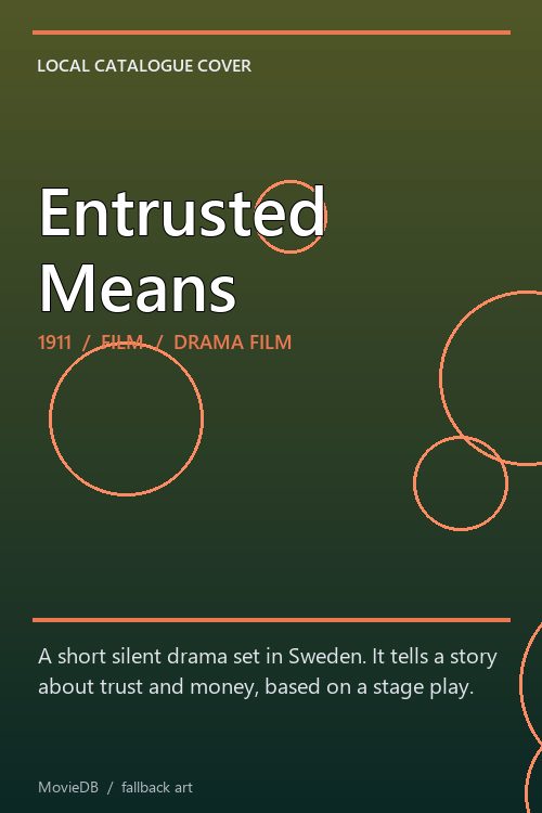 Entrusted Means poster