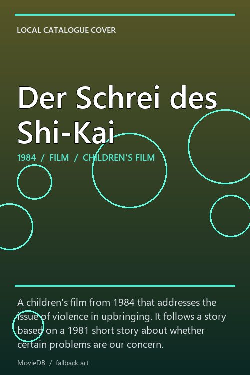 Der Schrei des Shi-Kai poster