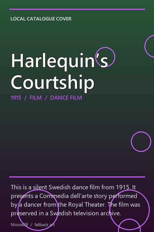 Harlequin’s Courtship poster