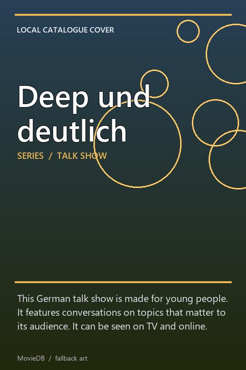 Deep und deutlich poster