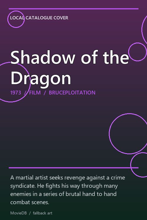 Shadow of the Dragon poster
