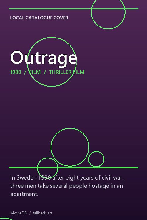 Outrage poster