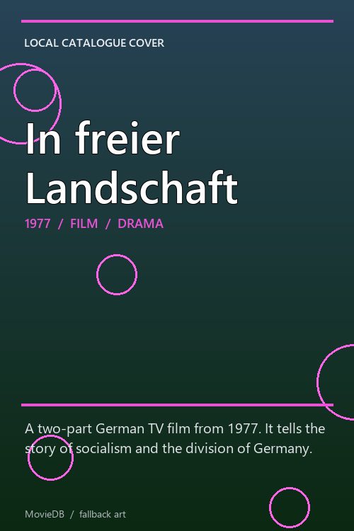 In freier Landschaft poster