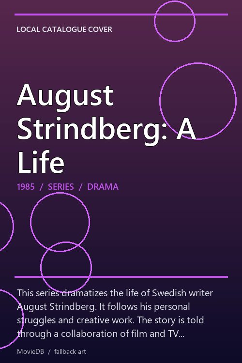 August Strindberg: A Life poster