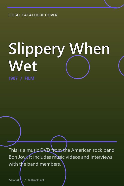 Slippery When Wet poster