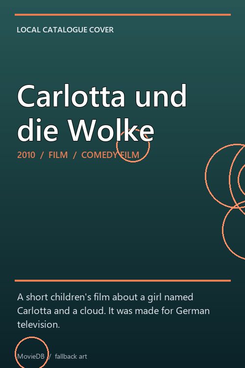 Carlotta und die Wolke poster