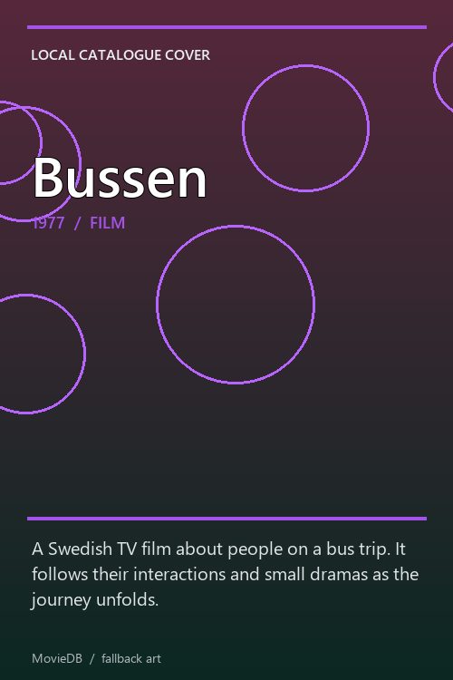 Bussen poster