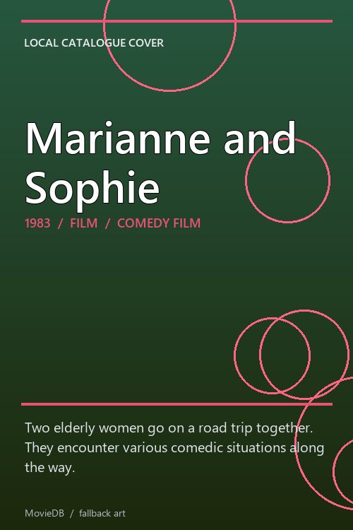 Marianne and Sophie poster