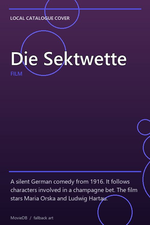 Die Sektwette poster