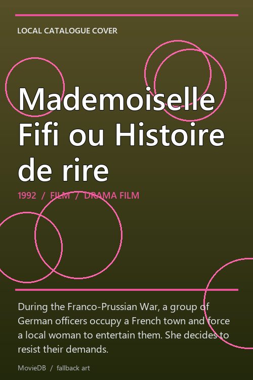 Mademoiselle Fifi ou Histoire de rire poster