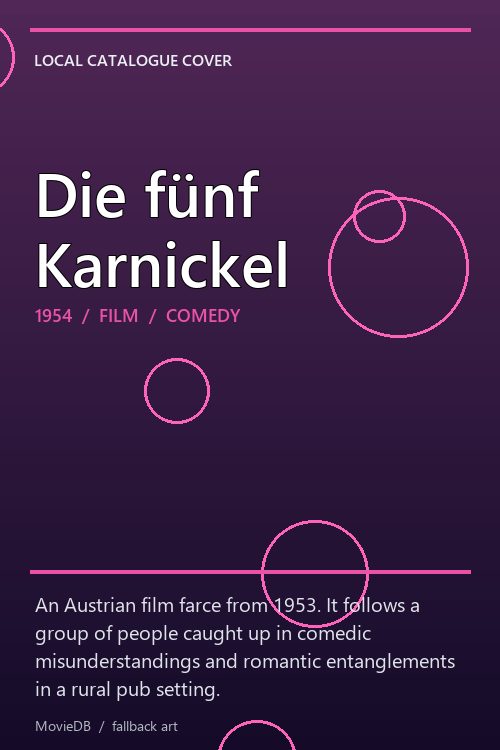 Die fünf Karnickel poster