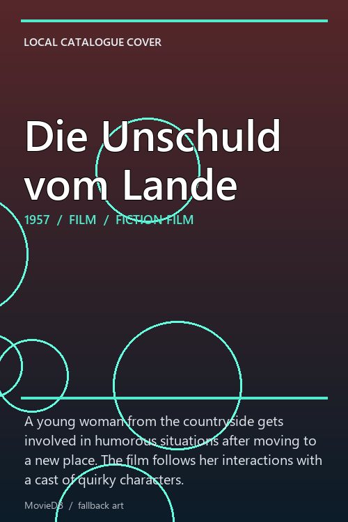 Die Unschuld vom Lande poster