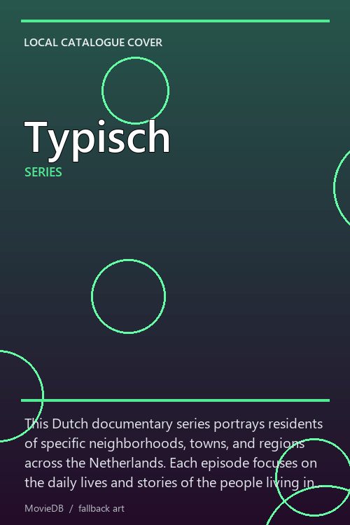 Typisch poster