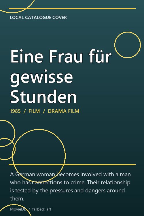 Eine Frau für gewisse Stunden poster