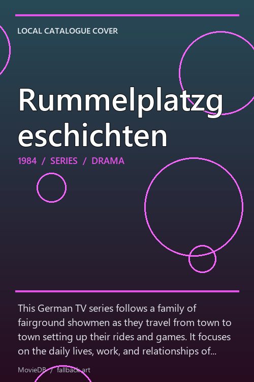 Rummelplatzgeschichten poster