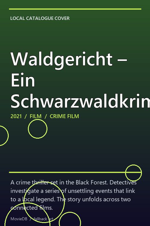 Waldgericht – Ein Schwarzwaldkrimi poster