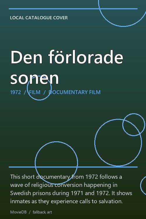 Den förlorade sonen poster