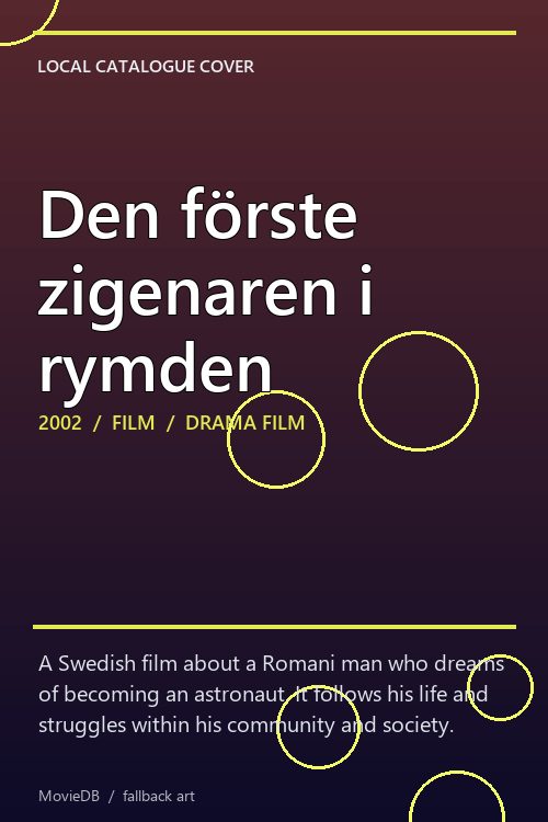 Den förste zigenaren i rymden poster