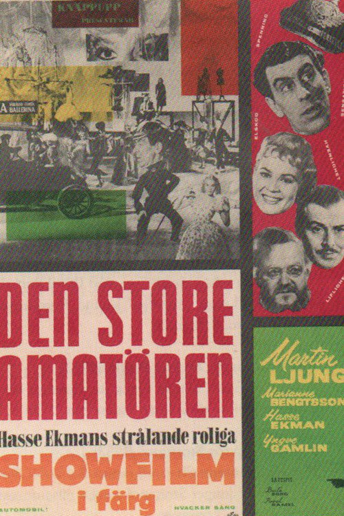 Den store amatören poster