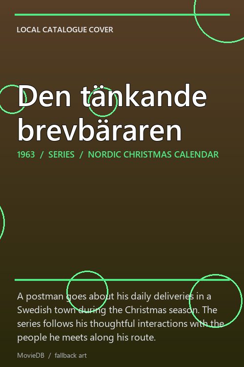 Den tänkande brevbäraren poster