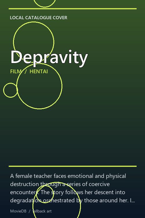 Depravity poster