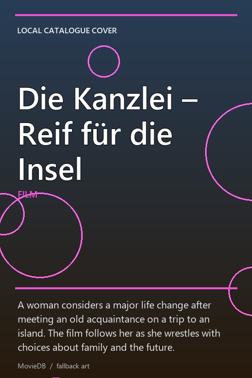 Die Kanzlei – Reif für die Insel poster