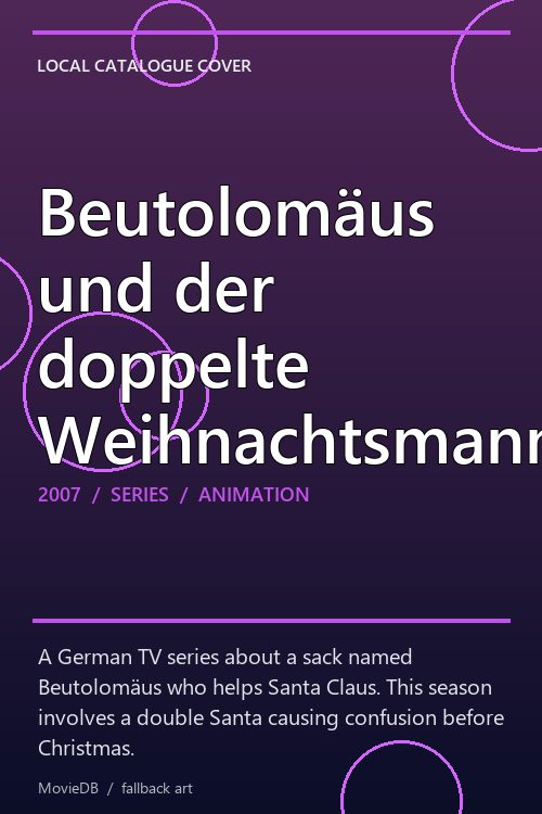 Beutolomäus und der doppelte Weihnachtsmann poster
