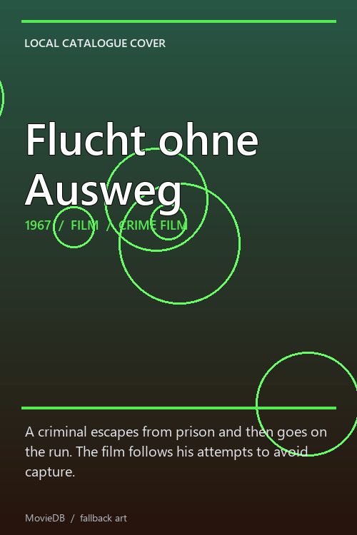 Flucht ohne Ausweg poster