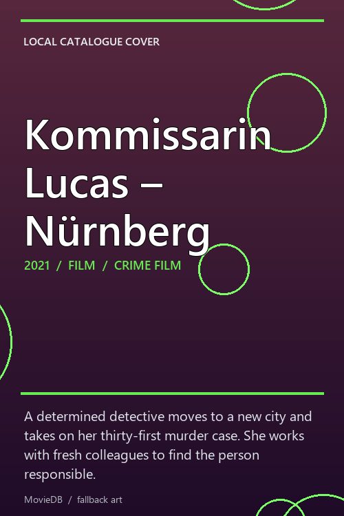 Kommissarin Lucas – Nürnberg poster