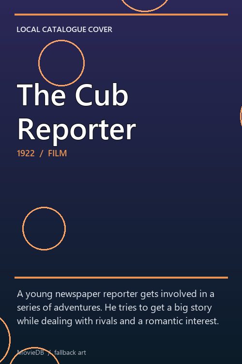 The Cub Reporter poster