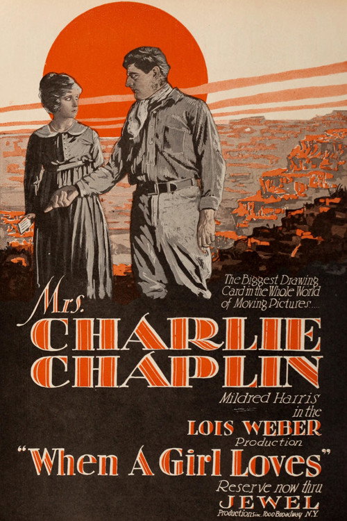 When a Girl Loves (1919 film) poster