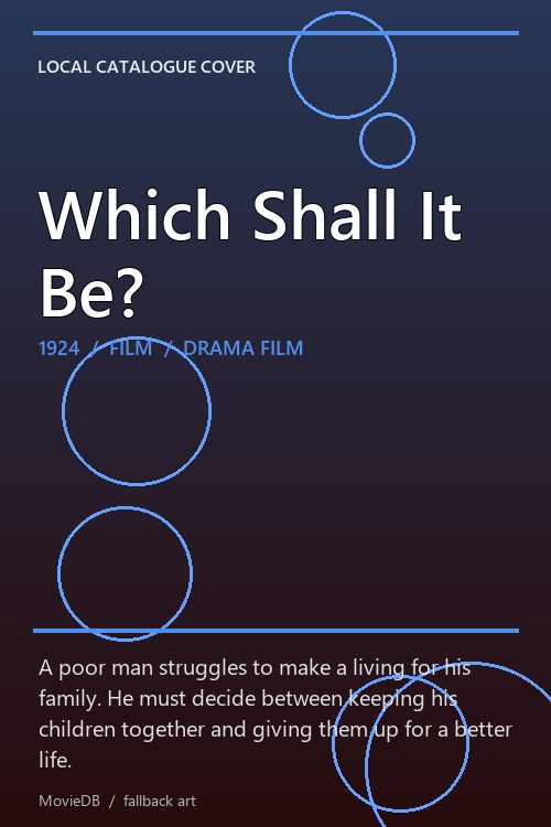 Which Shall It Be? poster